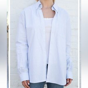 Brandy Melville stripe button top